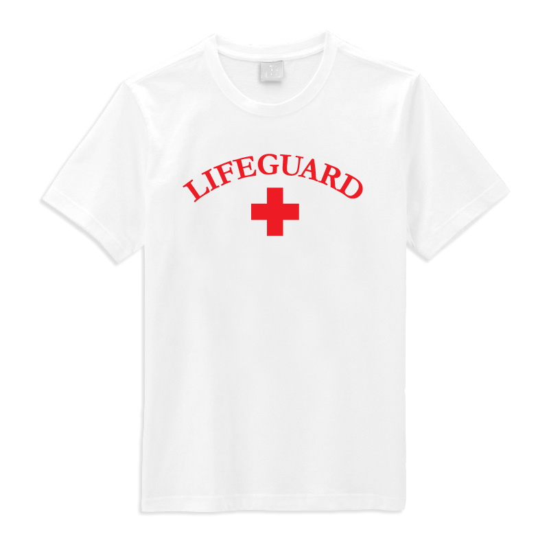 Lifeguard T-Shirts - Lifeguard Logo short sleeve (White)