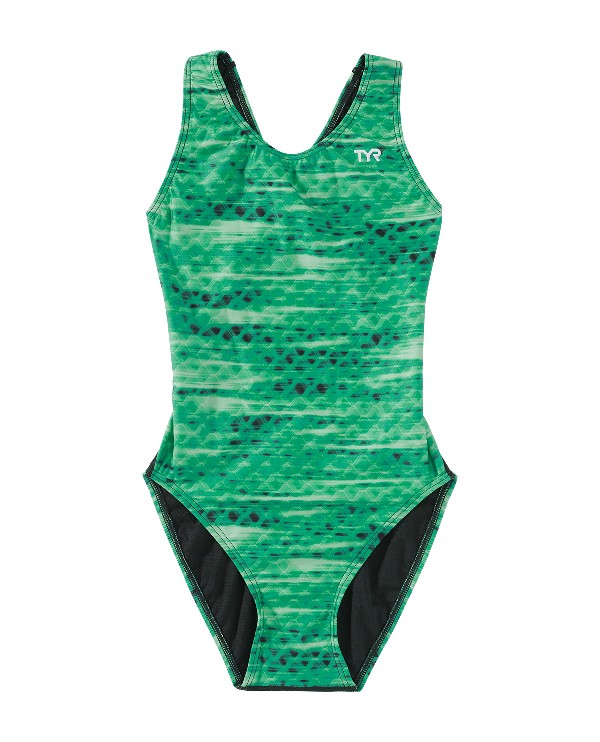 TYR Castaway Maxfit Swimsuit (Green (310))