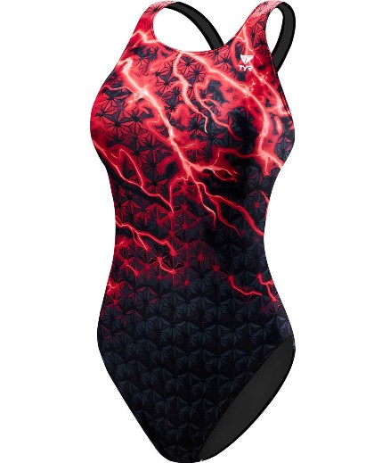TYR WOMEN'S ILLUME MAXFIT SWIMSUIT (Red (610))