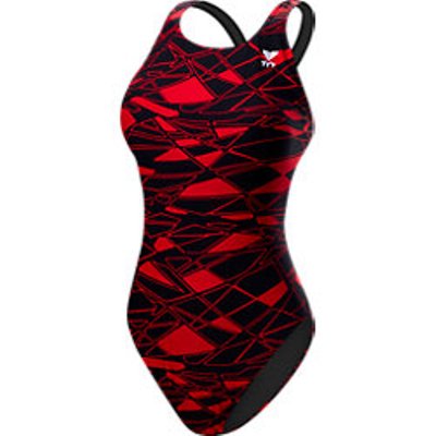 TYR Women's Mantova Maxfit Swuimsuit (Red (610))