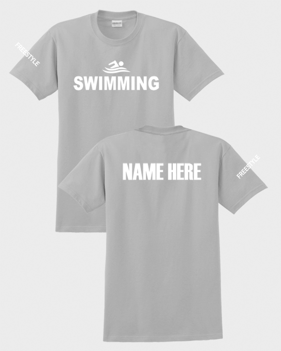 Swimming Tee Shirt (Light Grey)