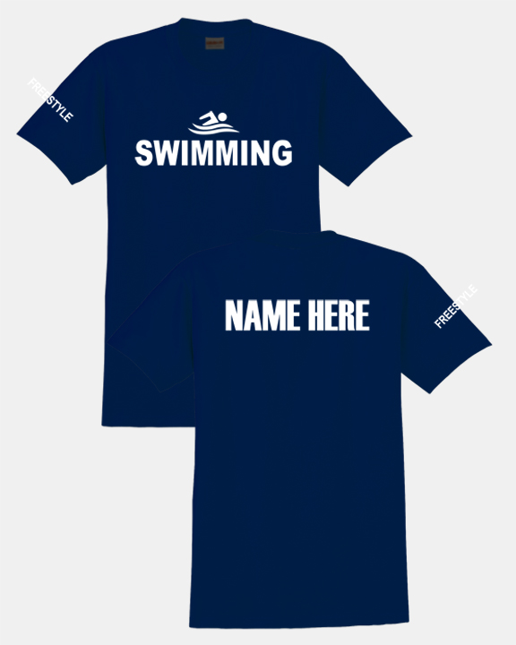 Swimming Tee Shirt (Navy)
