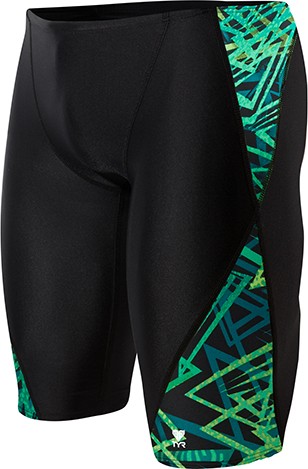 TYR Men's Blade Splice Jammer - Adult (Green (310))