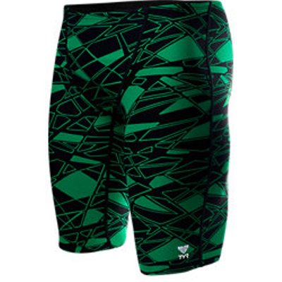 TYR Boy's Mantova All Over Jammer (Green (310))