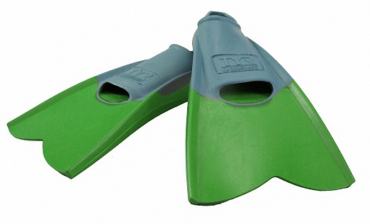 sprint triathlon fins (Small Green)