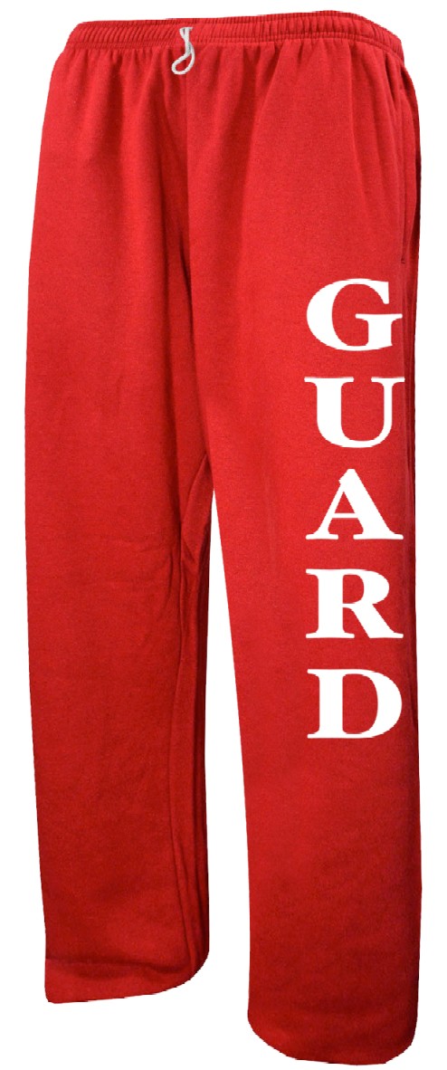 Lifeguard Sweat Pants (Adult) (Red (066))