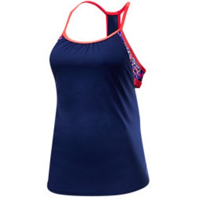 TYR Women's Carnivale Shea 2 In 1 Tank (Navy/Multi (418))