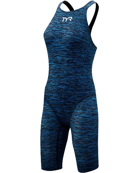 TYR Open Back Swimsuit (Blue (420))
