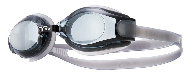 TYR Corrective Optical Swimming Goggle (Smoke (041))