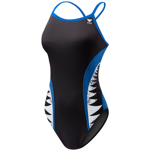 TYR Women s Shark Bite Diamondfit Swimsuit Adult Metro Swim Shop