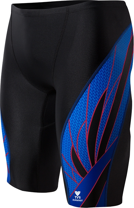 TYR Male Phoenix Splice Jammer - Youth (Black/Blue/Red (606))