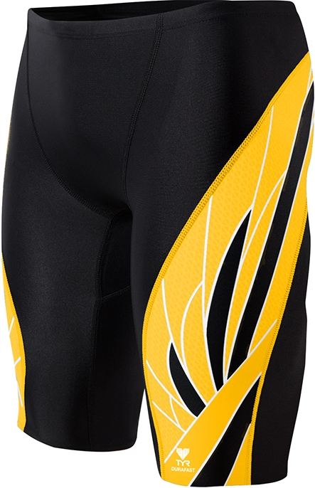 TYR Male Phoenix Splice Jammer - Youth (Black/Gold (008))