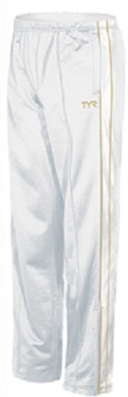 TYR Alliance Female Warm Up Pants (White/Gold (132))