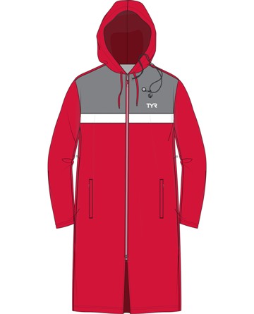 TYR Men's Alliance Podium Parka (Red (610))