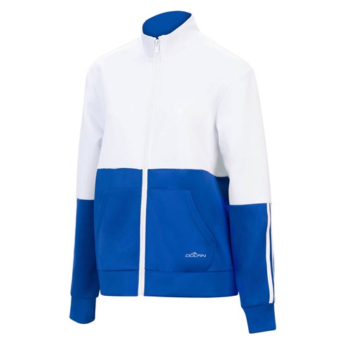 DOLFIN Unisex Color Block Warm Up Jacket (Royal (WA1))