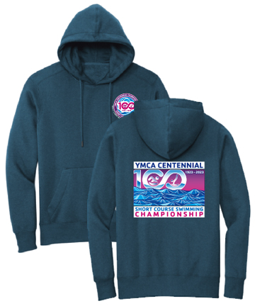 YMCA National Championship Course- Garment-Dyed Hoodie (Salt Water)