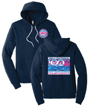 YMCA National Championship Course- Garment-Dyed Hoodie YNATFleece_HoodedSweatshirtFBLogo