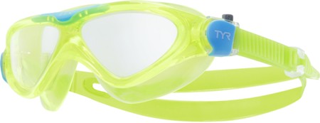 TYR Rogue Swim Mask Youth (Clear/Yellow/Blue (892))