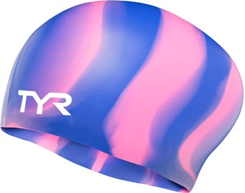 Multi-Color Long Hair Silicone Swim Cap LCSLM