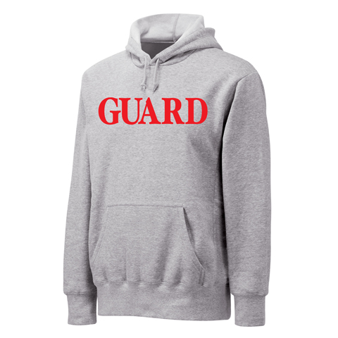 Lifeguard Sweatshirt - Hoodie Guard Logo (Light Grey)