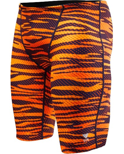 TYR BOYS' CRYPSIS SWIMSUIT (Navy/Orange (406))