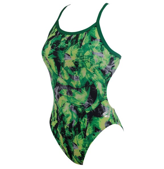 ARENA Waternity Stormy Female Spiderback (Kelley Green (62))