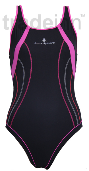 Aqua Sphere Active Swim Vitality Female Power Back Swimsuit S SW023,Vitality, AQS_SW023